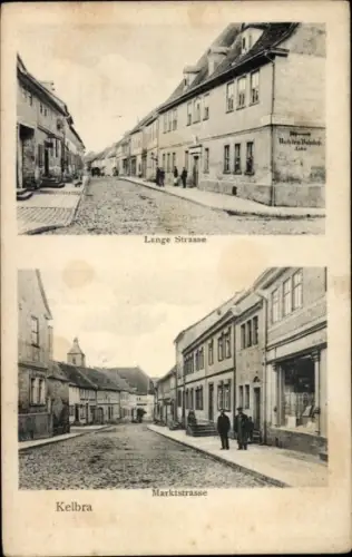 Ak Kelbra am Kyffhäuser, Lange Straße, Marktstraße