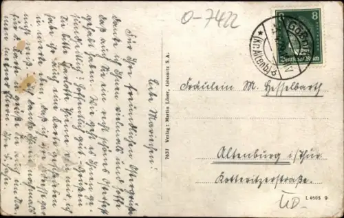 Ak Gößnitz in Thüringen, Ernststraße