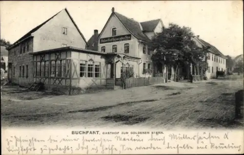 Ak Buchfart Weimarer Land, Gasthof zum goldenen Stern