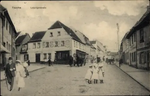 Ak Taucha in Nordsachsen, Leipzigerstraße