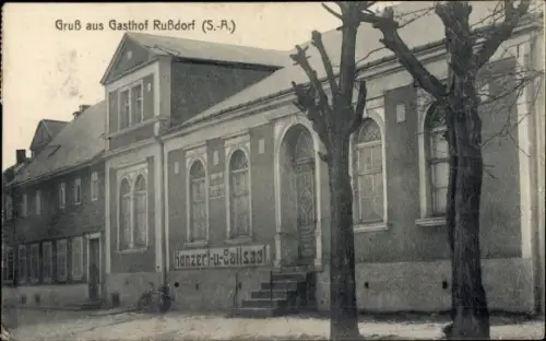 Ak Rußdorf (Sachsen Altenburg) Oberfrohna in Sachsen, Gasthof Rußdorf