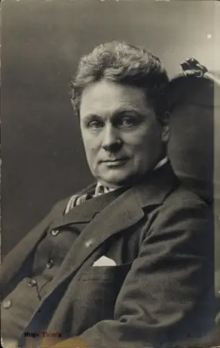 Ak Schauspieler Hugo Thimig, Portrait, Anzug