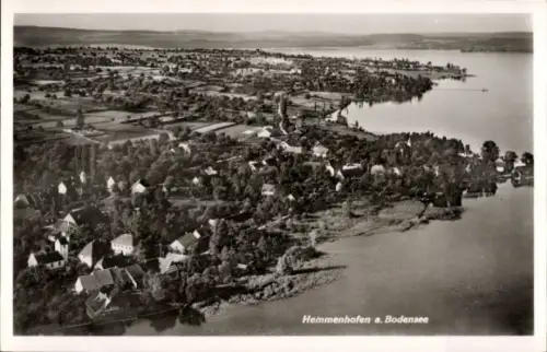 Ak Hemmenhofen Gaienhofen am Bodensee, Landschaftsaufnahme, Bodensee, Hemmenhofen,  
