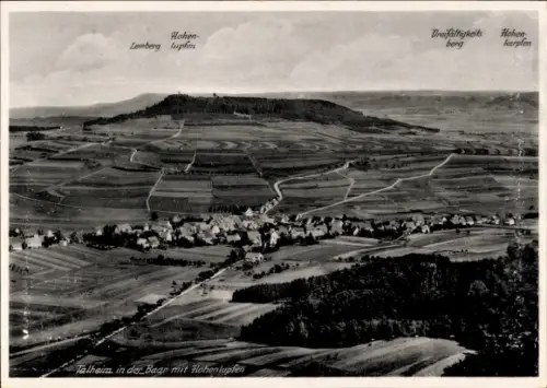 Ak Talheim Mössingen in Württemberg, Landschaftsansicht von  Hohenlupfen, Lemberg, Hohenberg, Dre