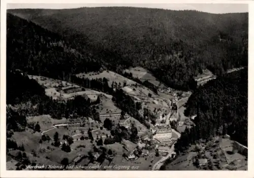 Ak Nordrach im Schwarzwald Baden, Fliegeraufnahme