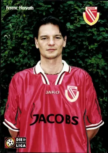 Autogrammkarte Fußballer Ferenc Horvath, Energie Cottbus, Autogramm