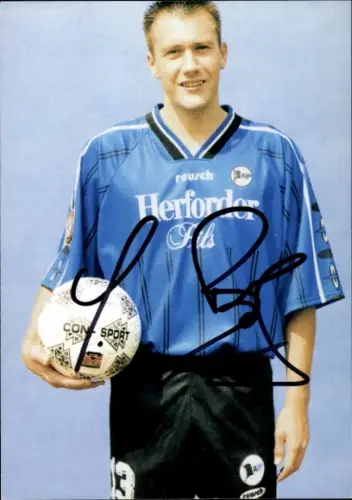 Autogrammkarte Fußballer Sven Boy, DSC Arminia Bielefeld, Autogramm