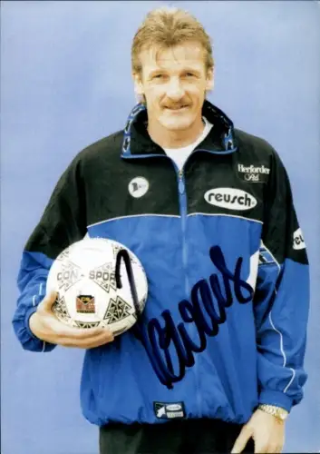 Autogrammkarte Torwarttrainer Kurt Kowarz, DSC Arminia Bielefeld, Autogramm