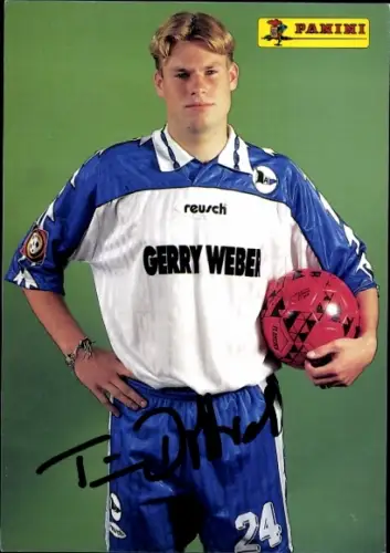Autogrammkarte Fußballer Tim Dittrich, DSC Arminia Bielefeld, Autogramm