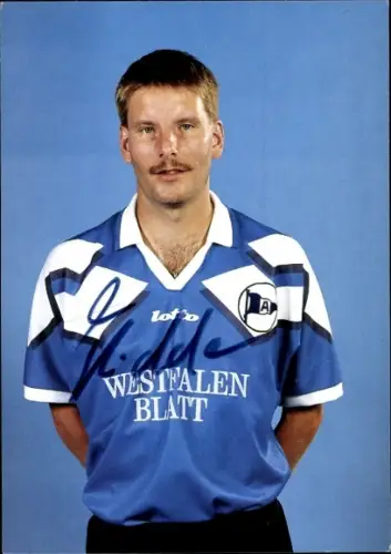 Autogrammkarte Fußballer Andreas Ridder, DSC Arminia Bielefeld, Autogramm