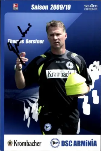 Autogrammkarte Fußballer Thomas Gerstner, DSC Arminia Bielefeld, Autogramm