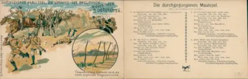 Klapp Lied Ak Die durchgegangenen Maulesel, Ursache der englischen Niederlage im Burenkrieg
