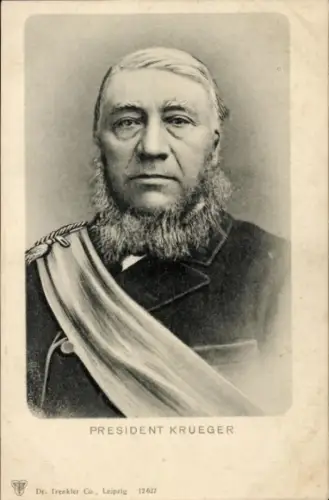 Ak Präsident Kruger, Krueger, Südafrika, Portrait