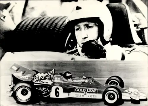 Foto Motorrennsport, Autorennfahrer, Rennwagen, Team Lotus