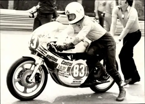 Foto Motorrennsport, Motorradrennfahrer, Draral, Motorrad Yamaha