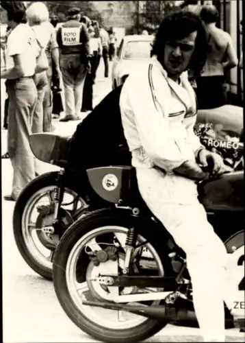 Foto Motorrennsport, Motorradrennfahrer, De Mardin, Motorrad