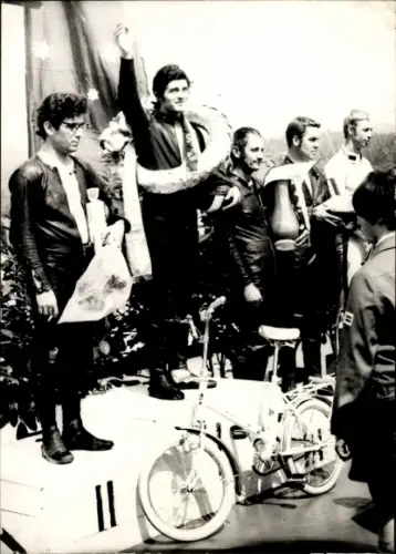 Foto Motorrennsport, Siegerehrung, Agost, Pasolini, Canuth, Anderson