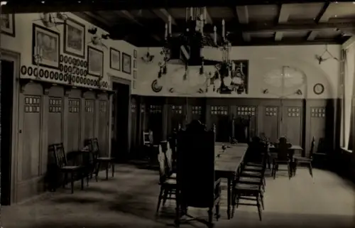 Studentika Ak Berlin Grunewald, Corpshaus Guestphalia, Innenansicht