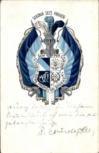 Studentika Ak Leipzig, Corps Saxonia, Wappen