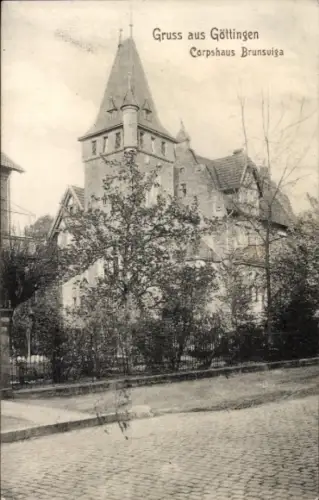 Studentika Ak Göttingen, Corps Brunsviga, Corpshaus