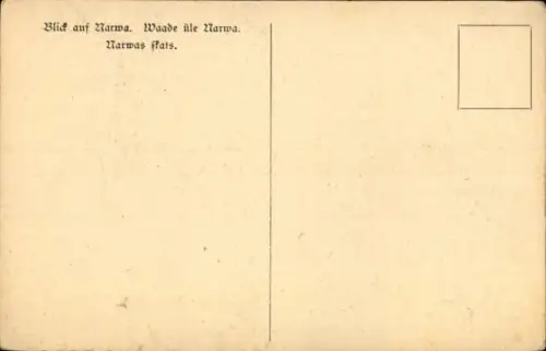 Ak Narva Narwa Estland, Teilansicht, Brücke