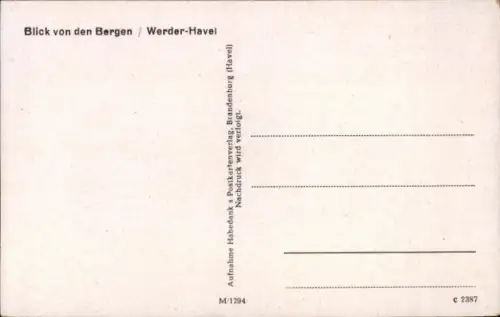 Ak Glindow Werder an der Havel, Teilansicht, am See