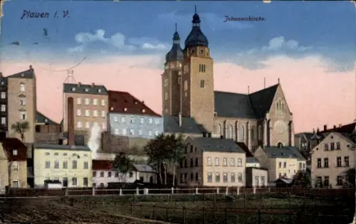 Ak Plauen im Vogtland, Johanniskirche