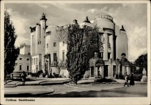 Ak Cottbus in der Niederlausitz, Stadttheater