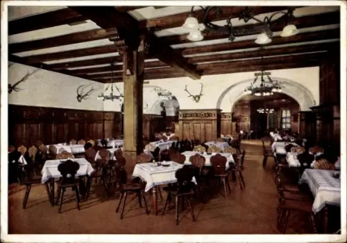 Ak München Bayern, Kgl. Hofbräuhaus, Innenansicht, Trinkstuben im 1. Stock