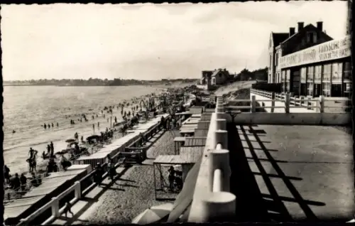 Ak Saint Gilles sur Vie Vendée, Plage