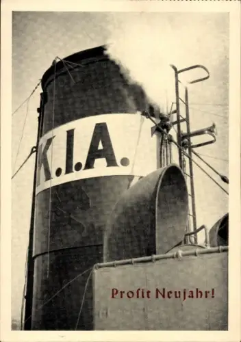 Ak Glückwunsch Neujahr, Kohlen-Import AG KIA
