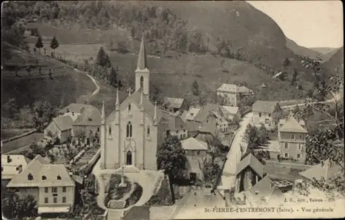Ak St Pierre d'Entremont Isère, Gesamtansicht