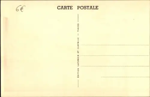 CPA Ger Pyrénées-Atlantiques, Camp, Allée Centrale