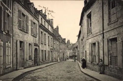 Ak Nogent le Rotrou Eure et Loir, La Rue