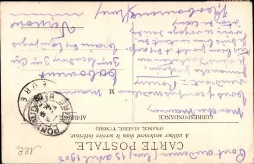 Ak Pont Audemer Eure, Rathausplatz