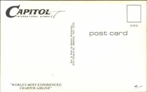 Ak Passagierflugzeug, Capitol International Airways