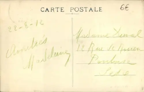 Ak Broglie Eure, Ansicht der Stadt  Häuser, Bäume, Landschaft