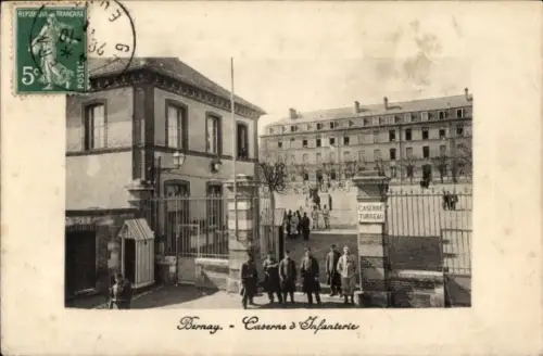 CPA Bernay Eure, Caserne Infanterie