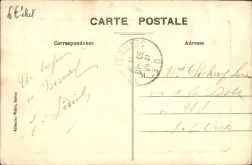 CPA Bernay Eure, Caserne Infanterie