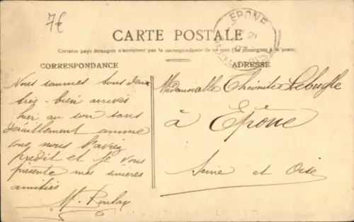 Ak Évreux Eure, Brücke, Wasserlauf, Bäume, Gebäude, 