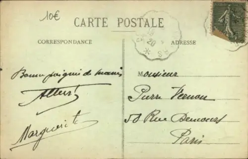 CPA Ivry-la-Bataille Eure, Une Vue sur Eure