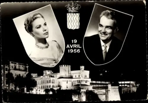 Maximum Ak Monaco, Prinz Rainier III. von Monaco, Schauspielerin Grace Kelly