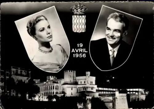 Maximum Ak Monaco, Prinz Rainier III. von Monaco, Schauspielerin Grace Kelly