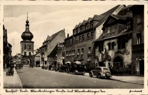 Ak Blankenburg am Harz, CAPITOL, Blankenburger Straße, Blankenburger Tor,  Architektur, Autos