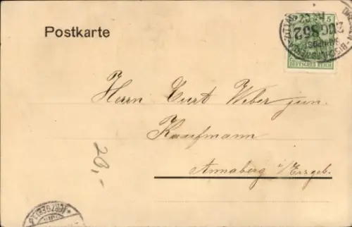 Ak Bischofswerda, Bahnhofstraße, Restauration