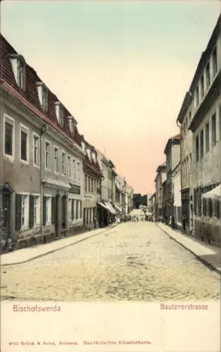 Ak Bischofswerda in Sachsen, Bautzner Straße