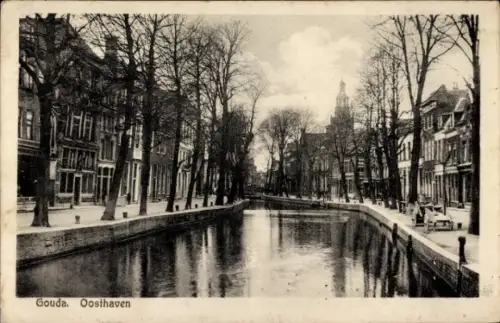Ak Gouda Südholland Niederlande, Oosthaven