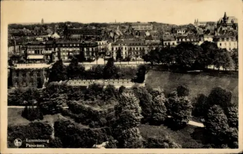 Ak Luxembourg Luxemburg, Fort Thüngen, Trois Gland, Drei Eicheln, Dräi Eechelen, Panoramablick au