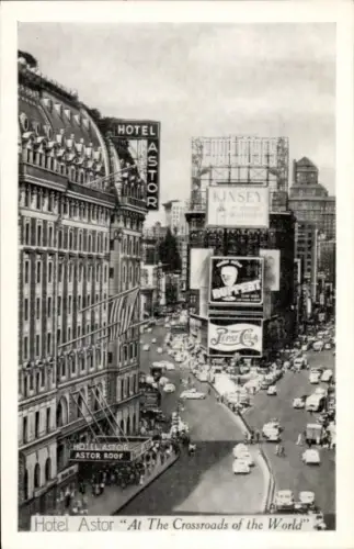 Ak New York City USA, Hotel Astor, Times Square