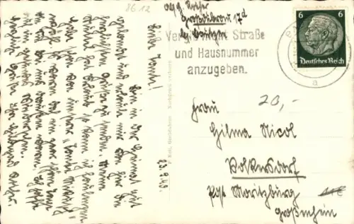 Ak Großdubrau in der Oberlausitz, Teilansicht, Straßenpartie